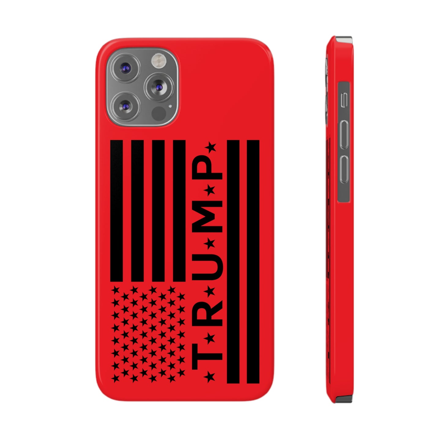 Trump American Flag Slim Phone Case - The American Glory 