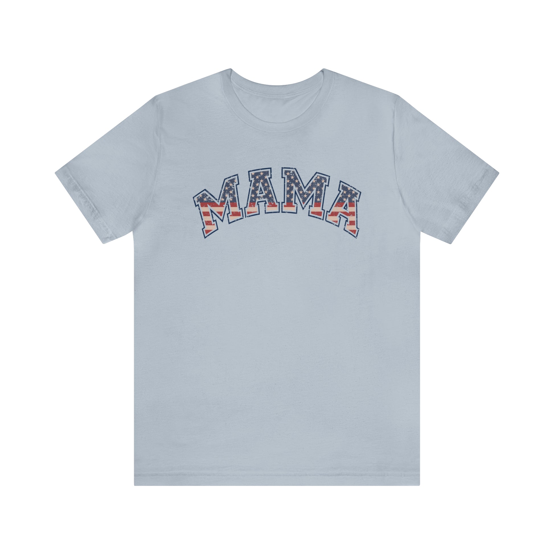 American Flag Retro Mama T-shirt - The American Glory 