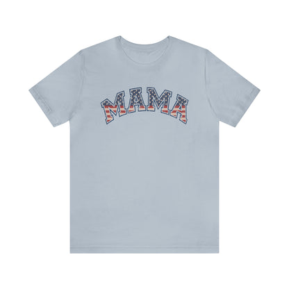 American Flag Retro Mama T-shirt - The American Glory 