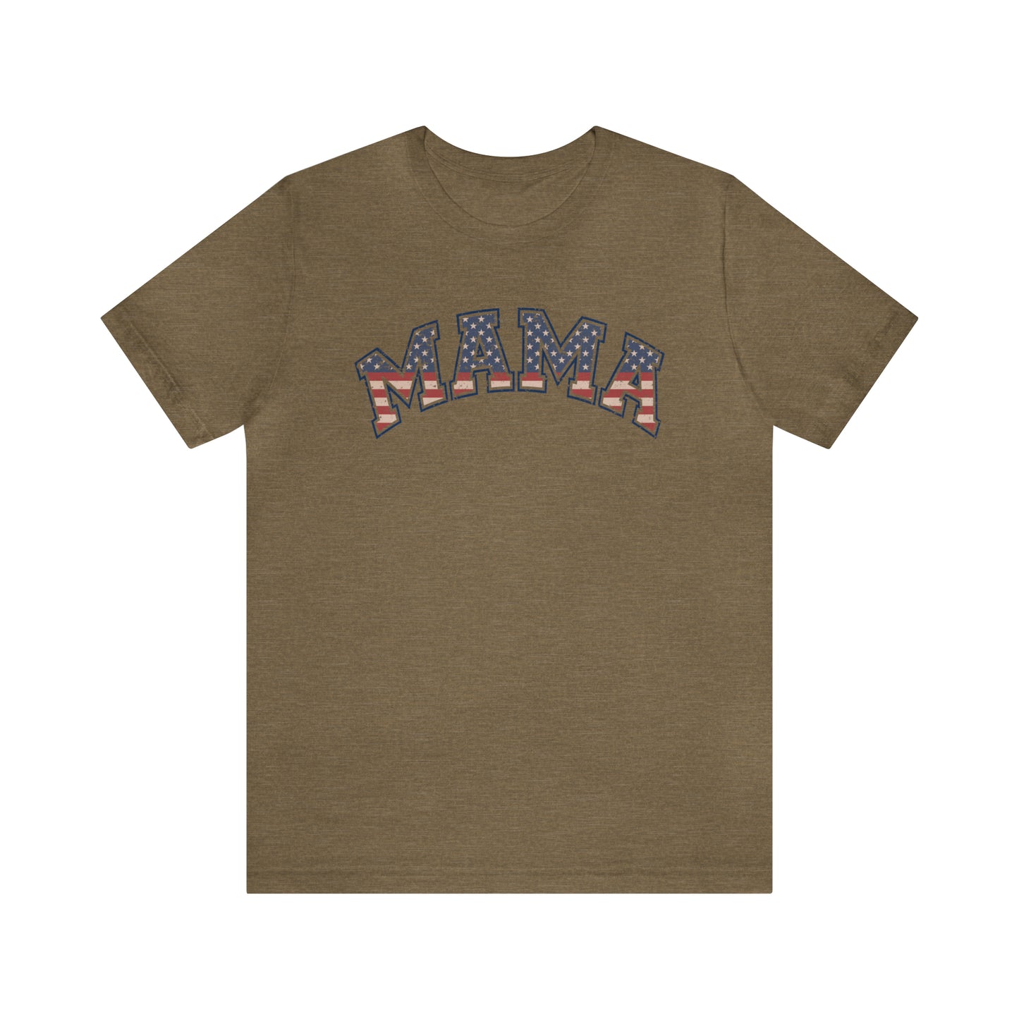 American Flag Retro Mama T-shirt - The American Glory 