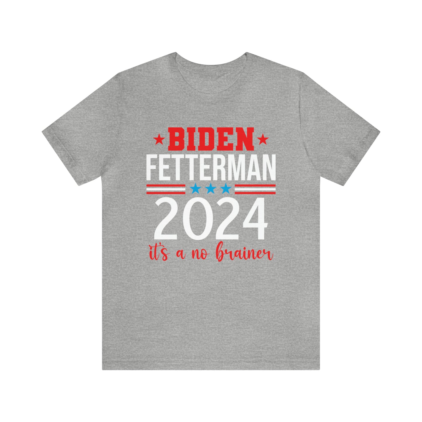 Biden Fetterman 2024 its a no brainer T-shirt - The American Glory 