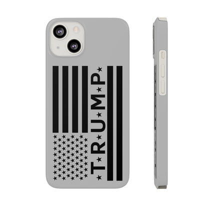 Trump American Flag Slim Phone Case - The American Glory 