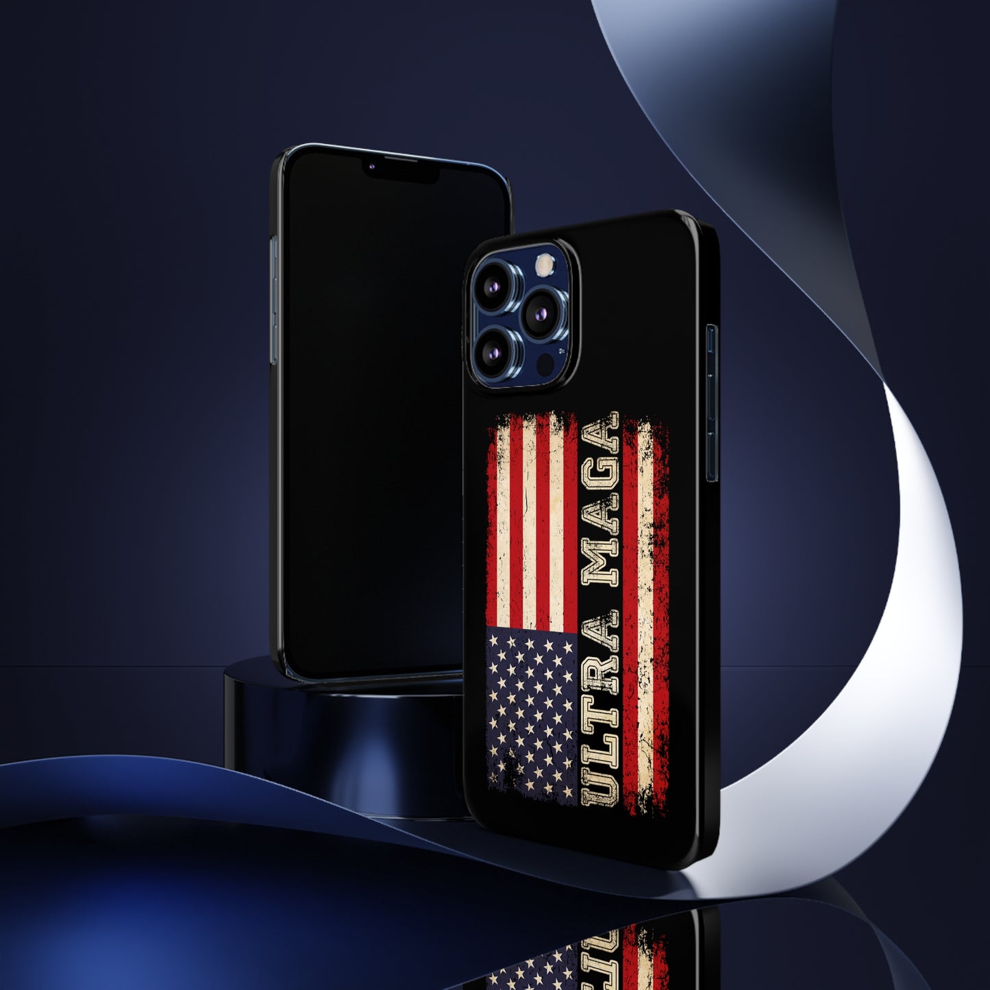 Ultra Maga iPhone Case American Flag iPhone case Trump Phone Case - The American Glory 