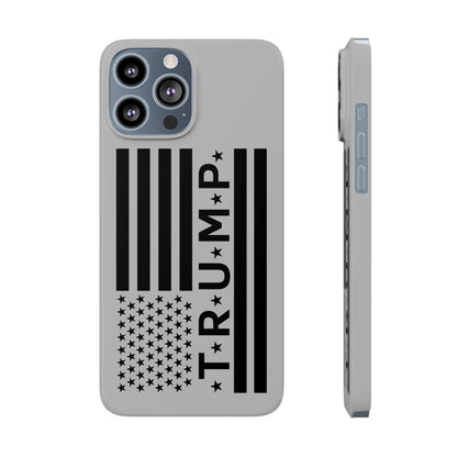 Trump American Flag Slim Phone Case - The American Glory 