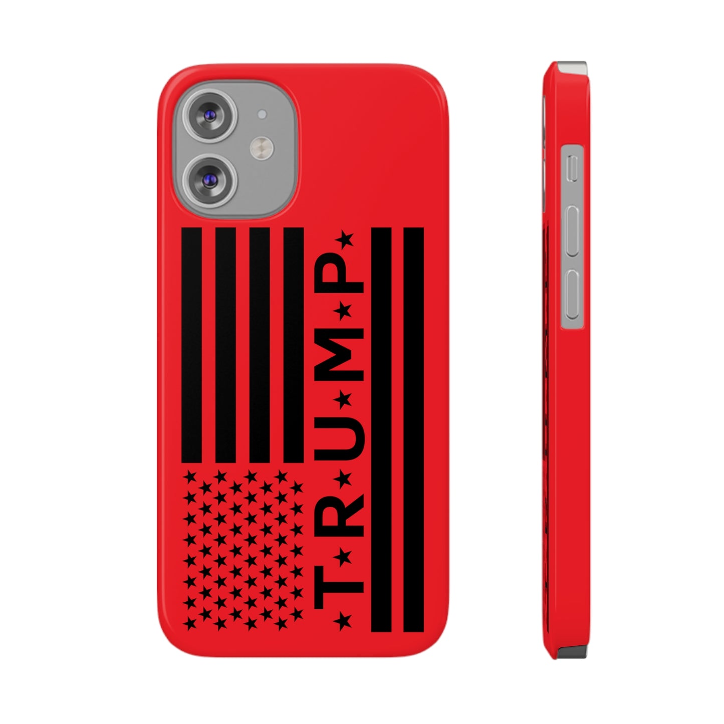 Trump American Flag Slim Phone Case - The American Glory 