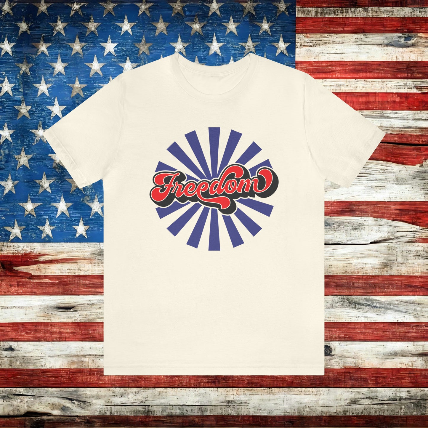 Retro Style Freedom T-shirt - The American Glory 