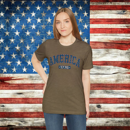 America 1776 T-shirt | Patriotic T-shirt - The American Glory 