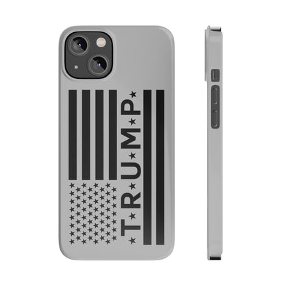 Trump American Flag Slim Phone Case - The American Glory 