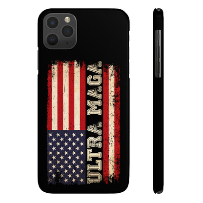 Ultra Maga iPhone Case American Flag iPhone case Trump Phone Case - The American Glory 