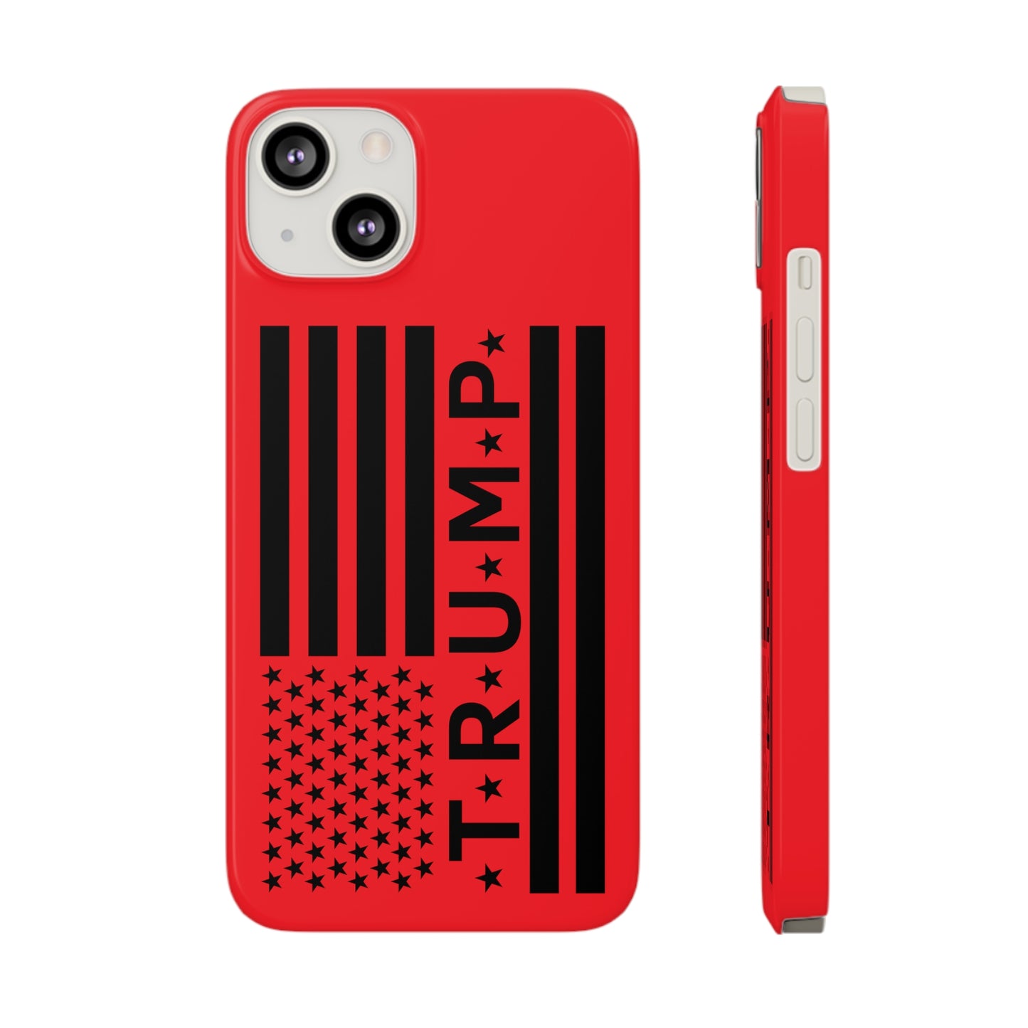 Trump American Flag Slim Phone Case - The American Glory 