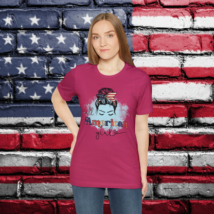 All American Girl T-shirt - The American Glory 