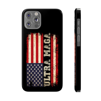 Ultra Maga iPhone Case American Flag iPhone case Trump Phone Case - The American Glory 