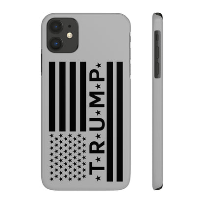 Trump American Flag Slim Phone Case - The American Glory 