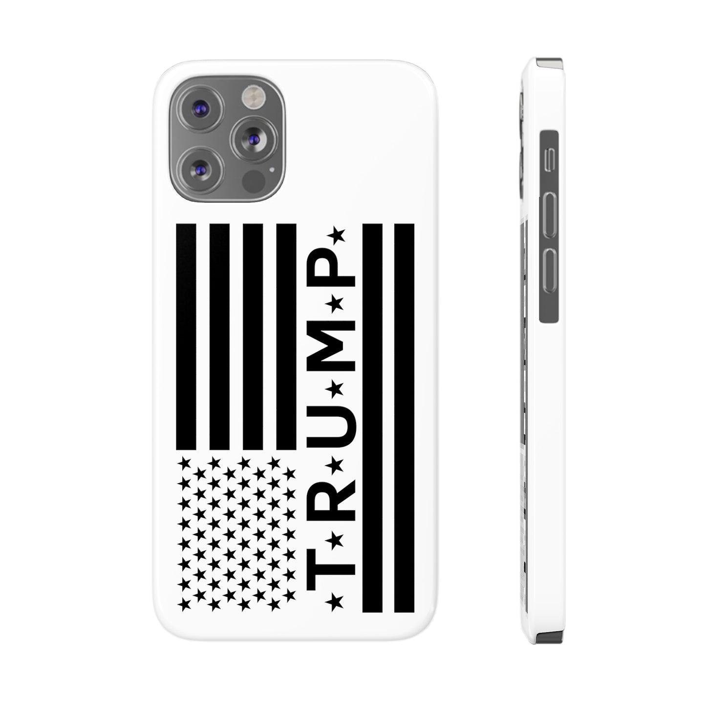 Trump American Flag Slim Phone Case - The American Glory 