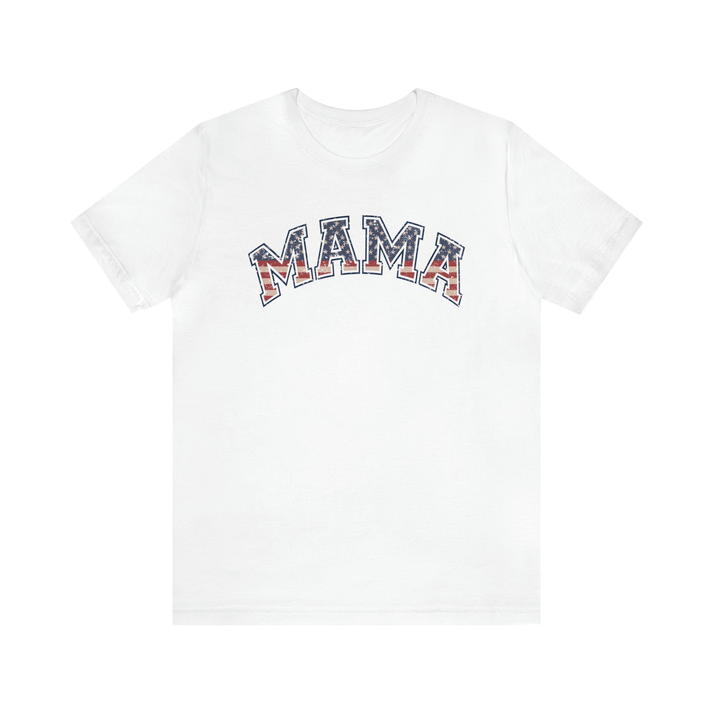 American Flag Retro Mama T-shirt - The American Glory 