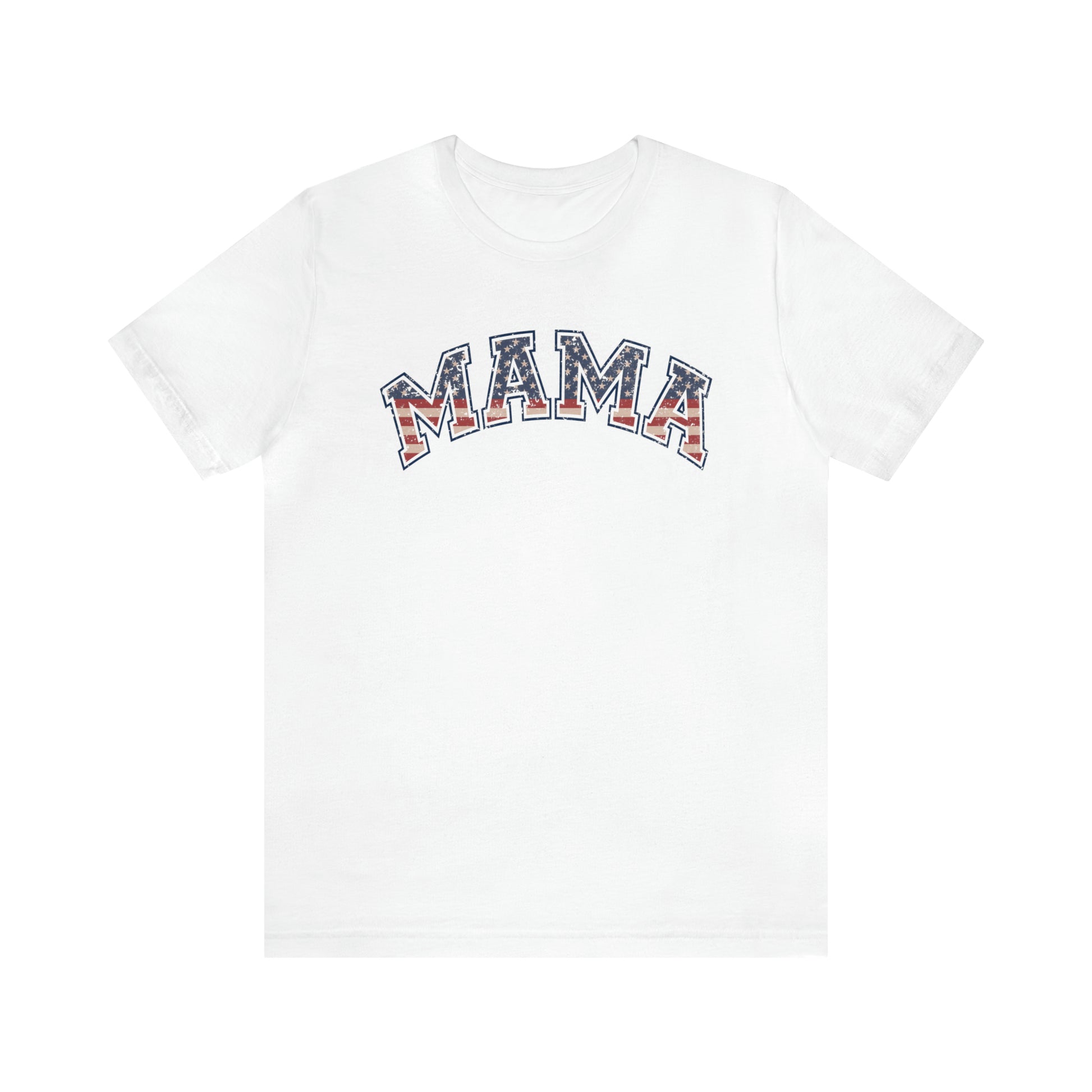 American Flag Retro Mama T-shirt - The American Glory 