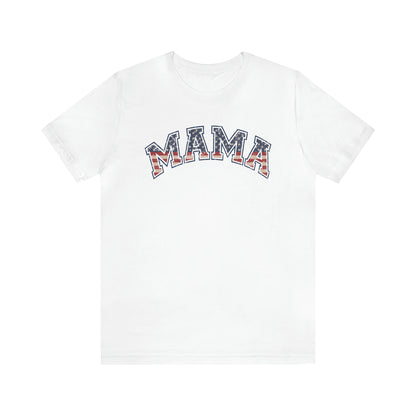 American Flag Retro Mama T-shirt - The American Glory 