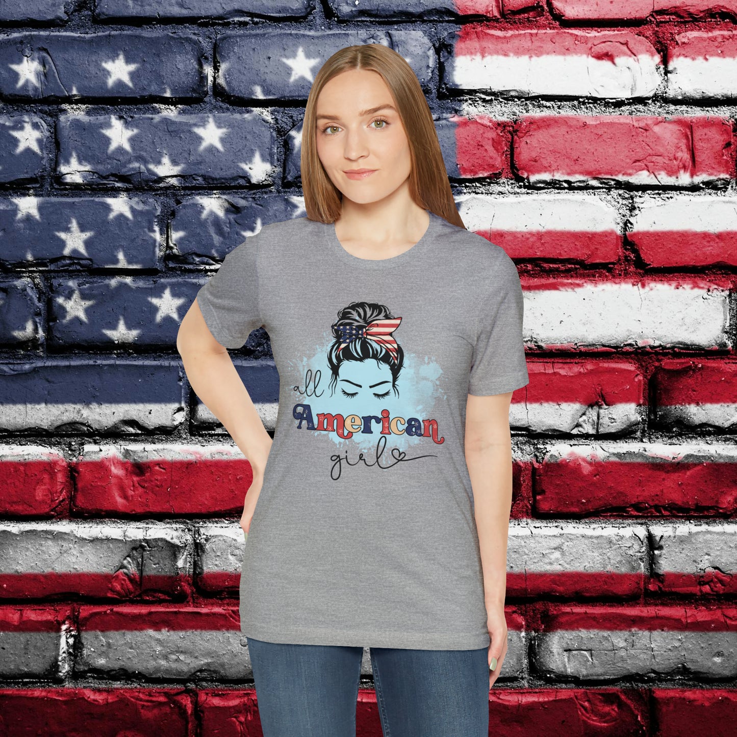 All American Girl T-shirt - The American Glory 