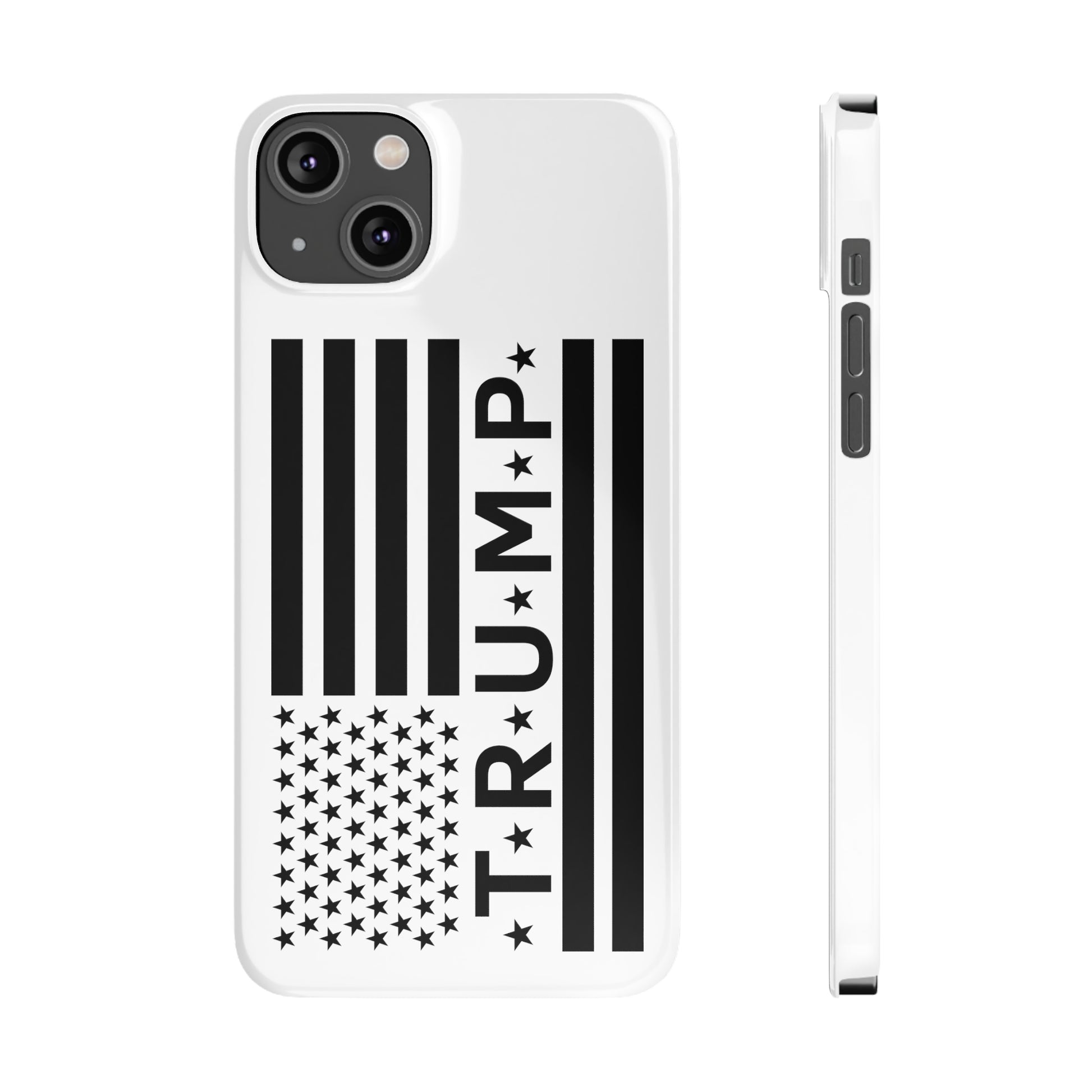 Trump American Flag Slim Phone Case - The American Glory 