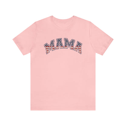 American Flag Retro Mama T-shirt - The American Glory 