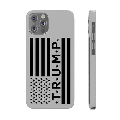 Trump American Flag Slim Phone Case - The American Glory 