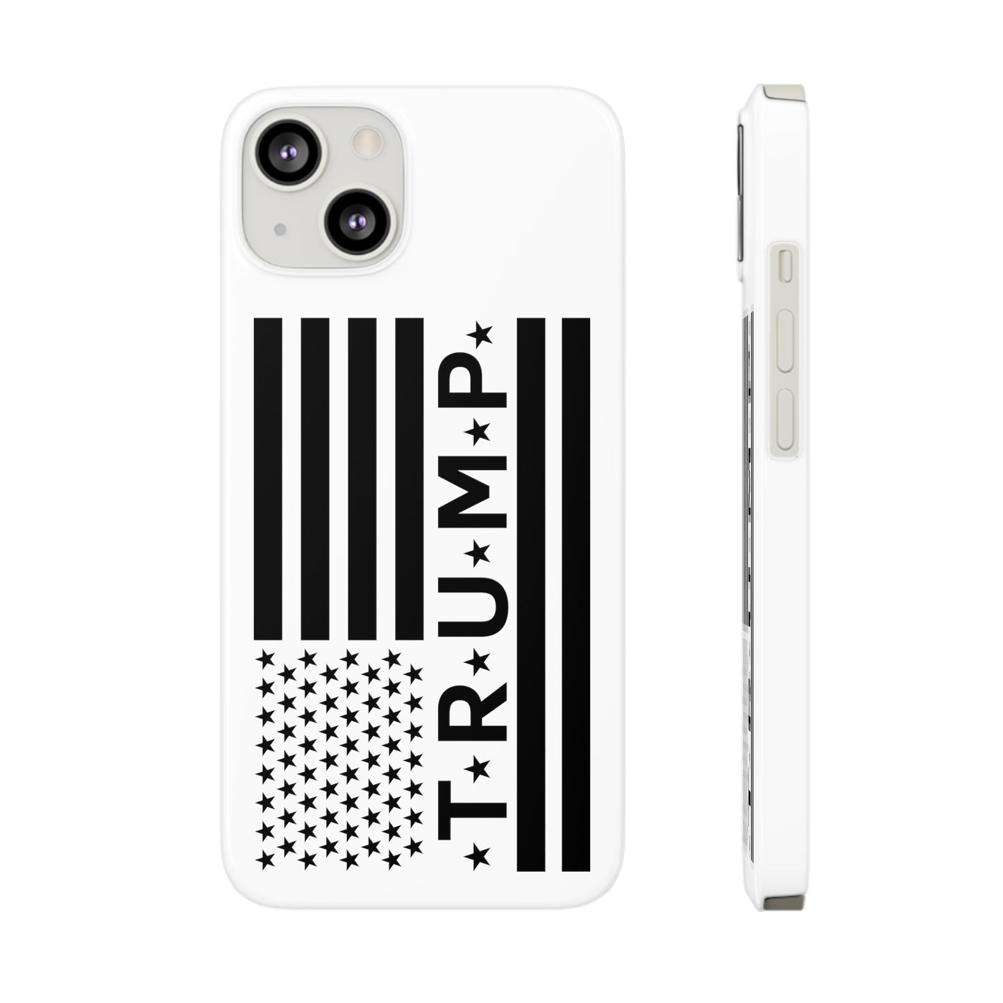 Trump American Flag Slim Phone Case - The American Glory 