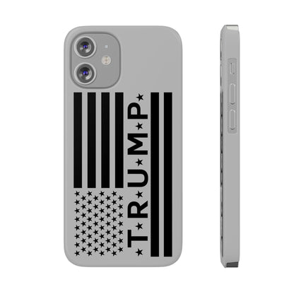 Trump American Flag Slim Phone Case - The American Glory 