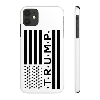 Trump American Flag Slim Phone Case - The American Glory 