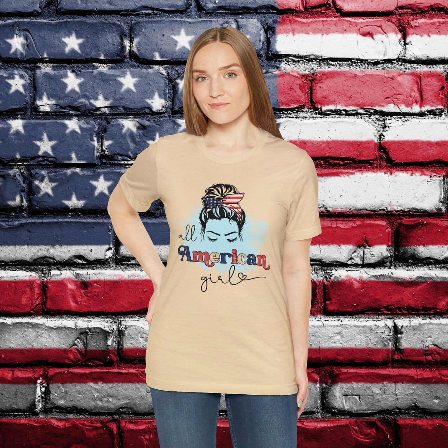 All American Girl T-shirt - The American Glory 