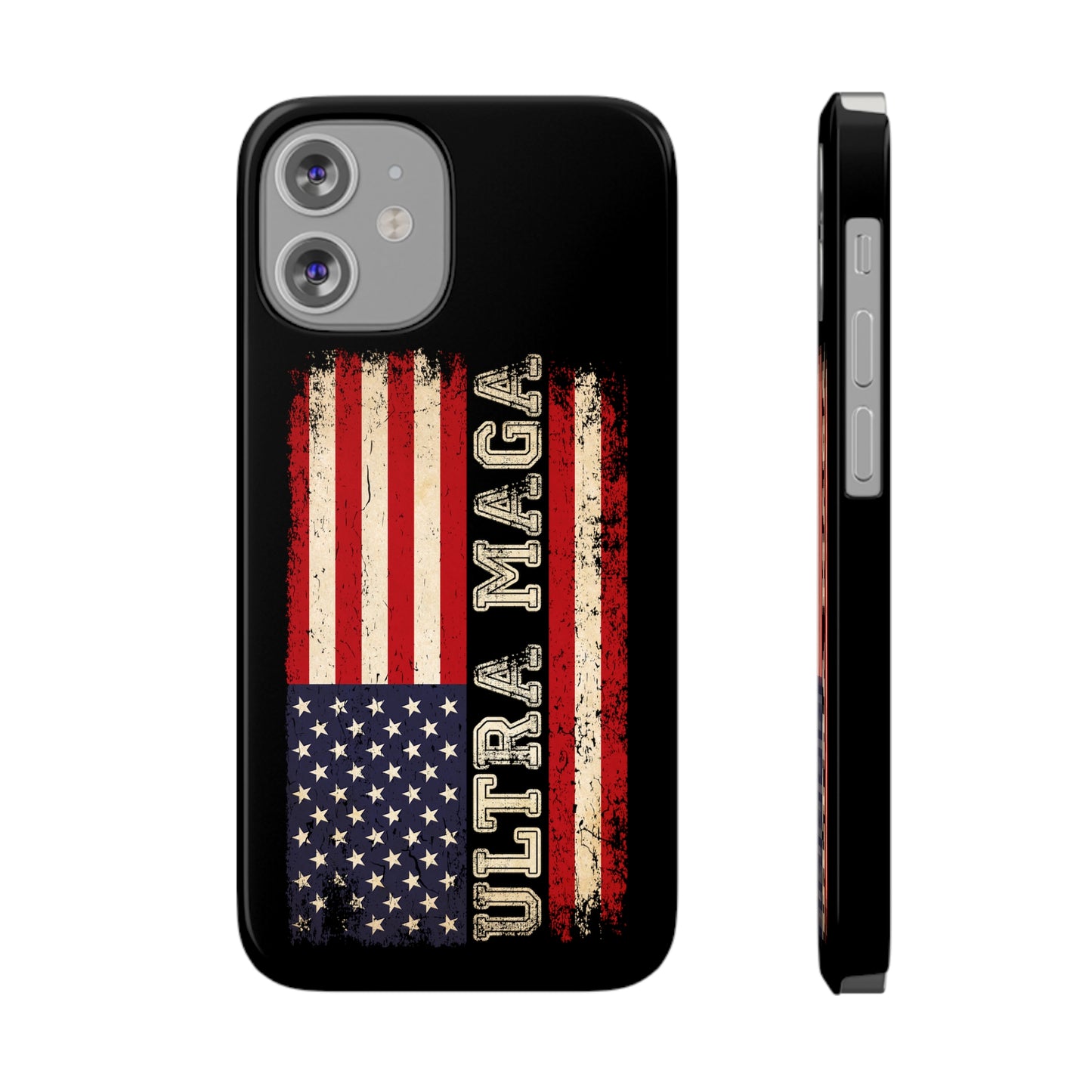 Ultra Maga iPhone Case American Flag iPhone case Trump Phone Case - The American Glory 