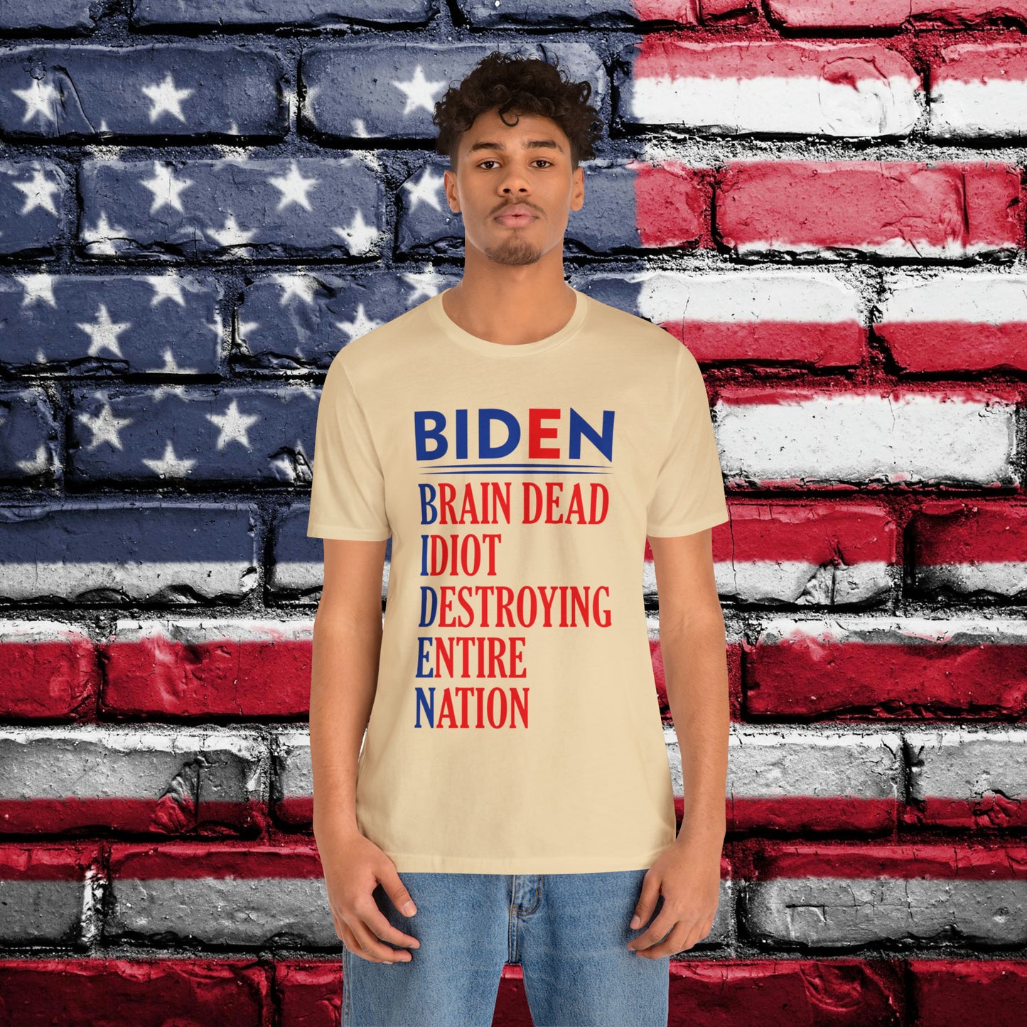 Biden Brain Dead...T-shirt - The American Glory 