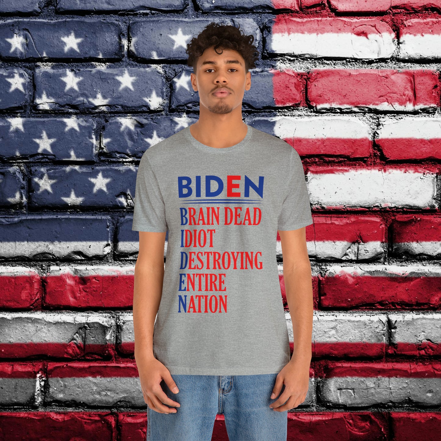 Biden Brain Dead...T-shirt - The American Glory 