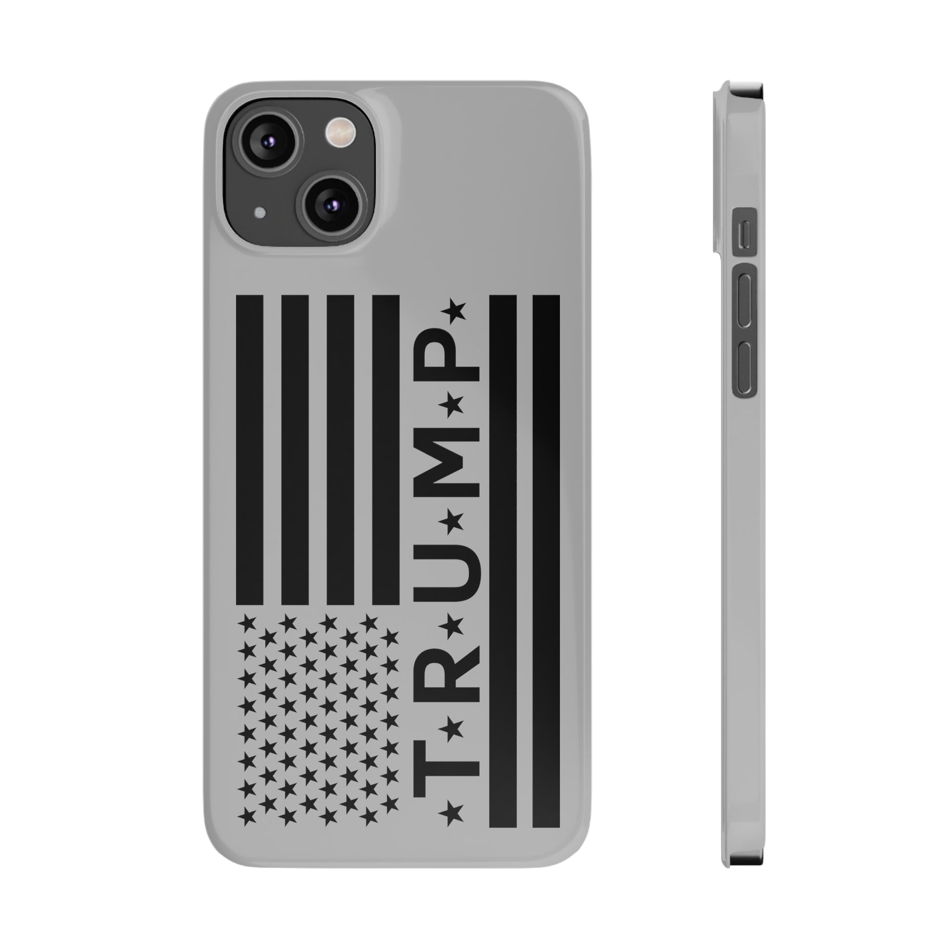 Trump American Flag Slim Phone Case - The American Glory 