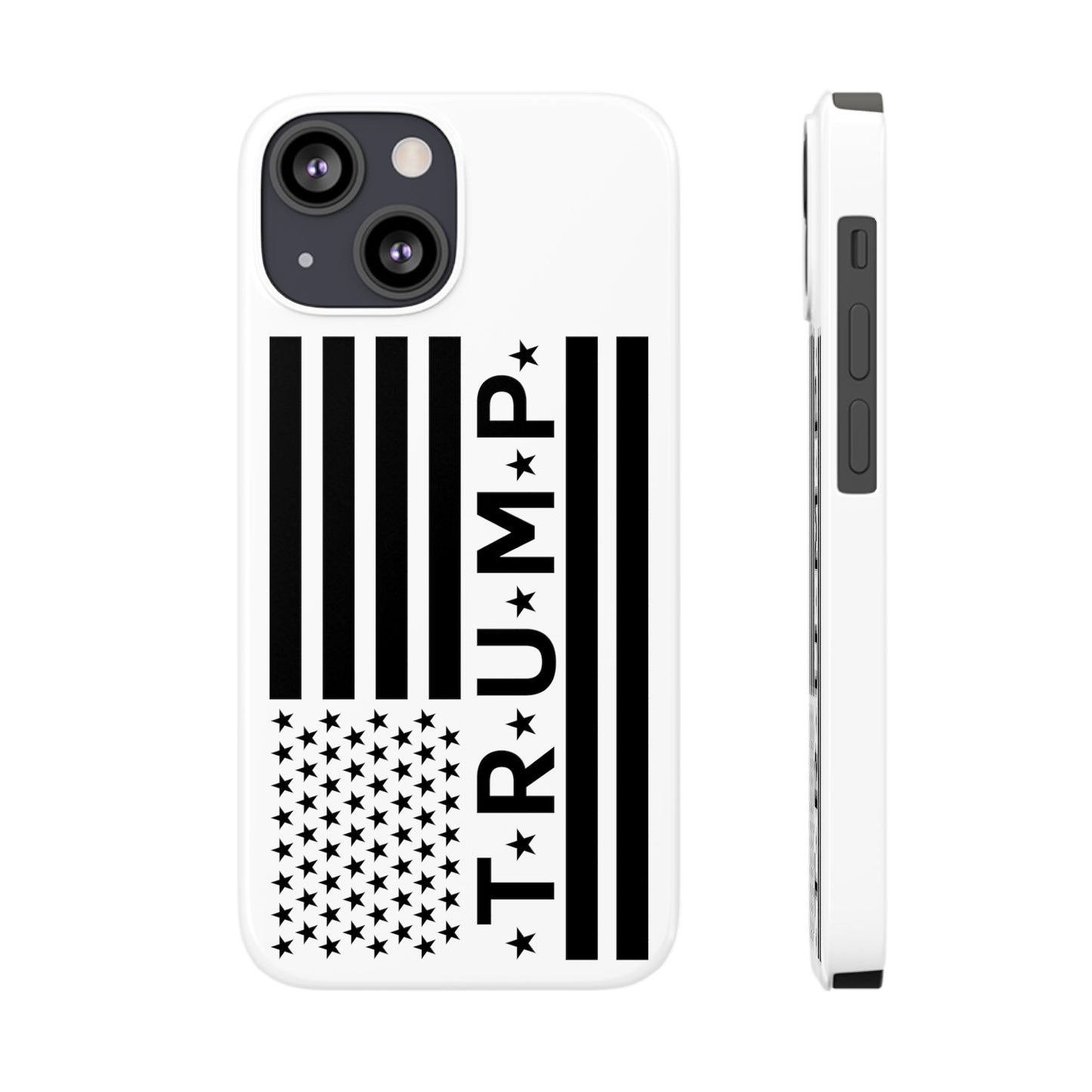 Trump American Flag Slim Phone Case - The American Glory 