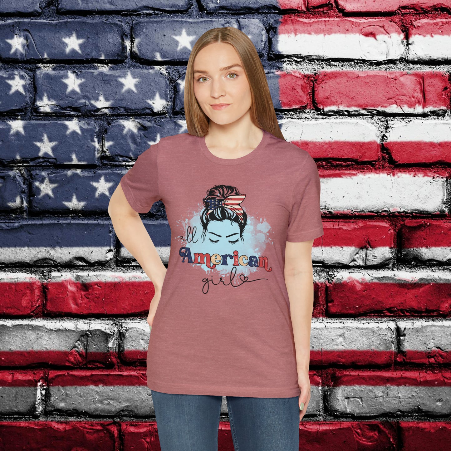 All American Girl T-shirt - The American Glory 