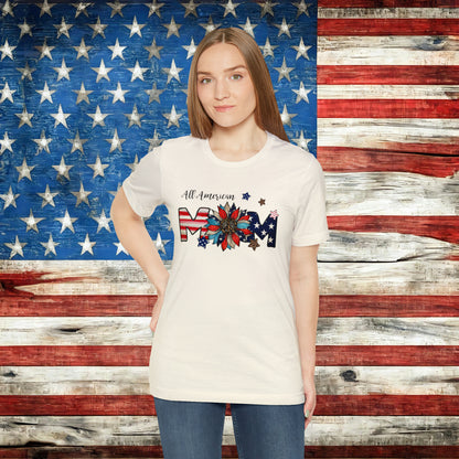 All American Mom T-shirt | USA-inspired Mom tee - The American Glory 