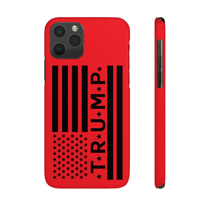 Trump American Flag Slim Phone Case - The American Glory 