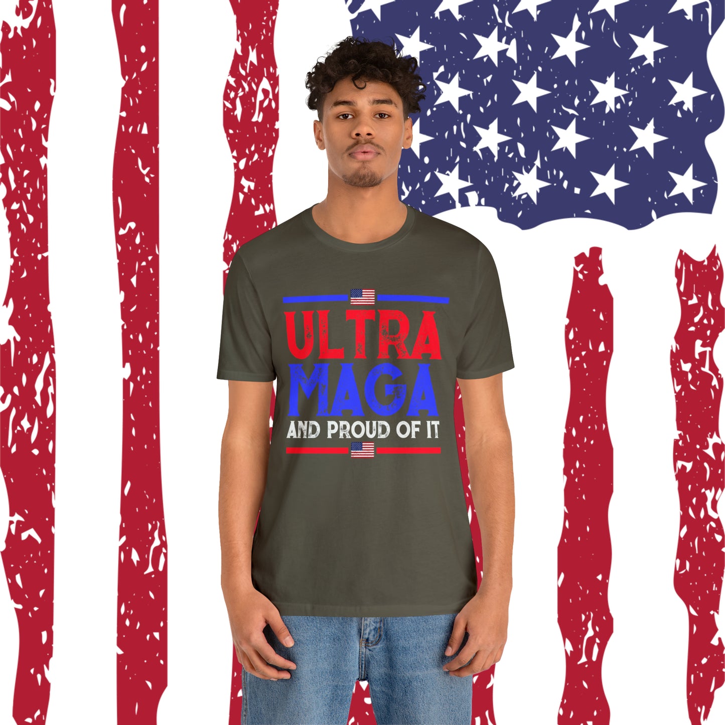 Ultra Mega and Proud of it T-shirt Trump Shirt - The American Glory 