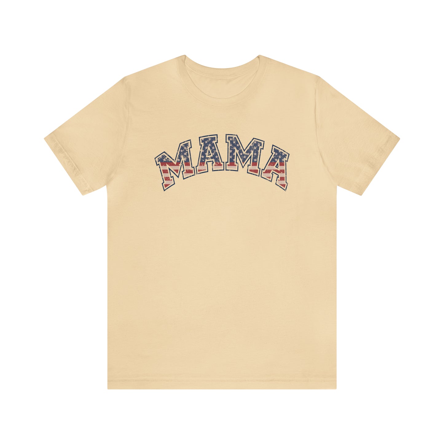 American Flag Retro Mama T-shirt - The American Glory 