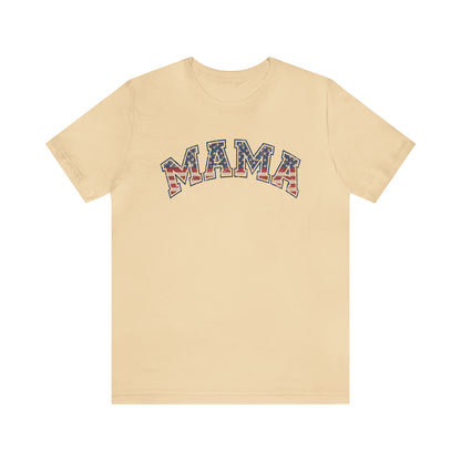 American Flag Retro Mama T-shirt - The American Glory 