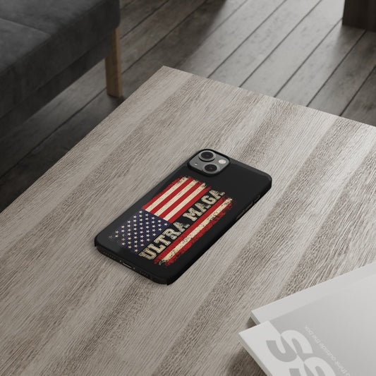 Ultra Maga iPhone Case American Flag iPhone case Trump Phone Case - The American Glory 