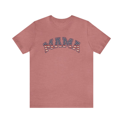 American Flag Retro Mama T-shirt - The American Glory 