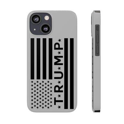 Trump American Flag Slim Phone Case - The American Glory 