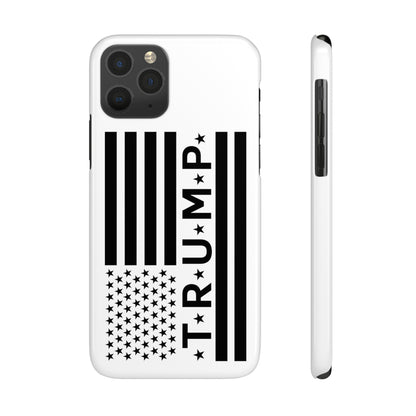 Trump American Flag Slim Phone Case - The American Glory 