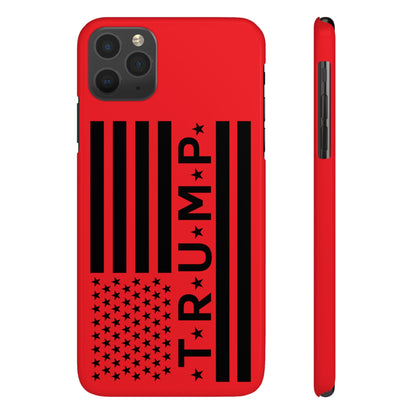 Trump American Flag Slim Phone Case - The American Glory 