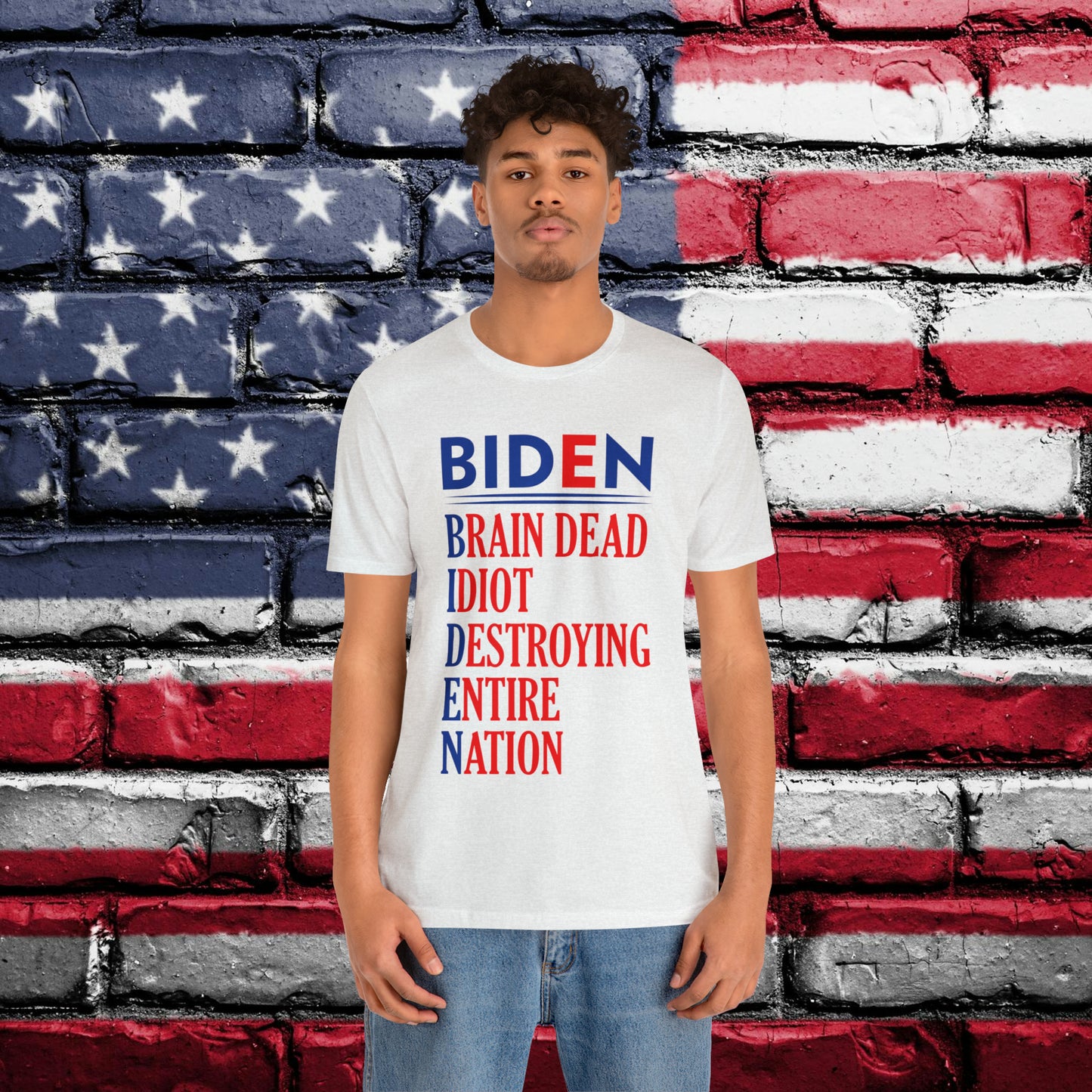 Biden Brain Dead...T-shirt - The American Glory 